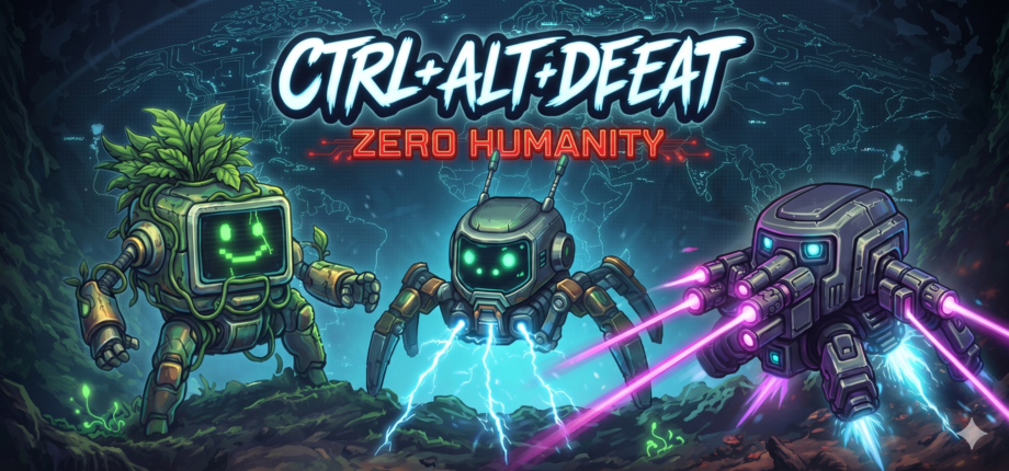 Arte do jogo Ctrl+Alt+Defeat Zero Humanity